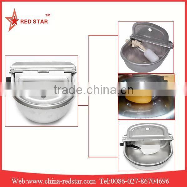Three Stykes Float Valve Stainless Steel Cow Drinking Bowl