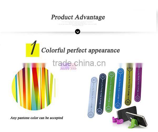 Creative design for multipurpose magnet clip band silicone magnet clip silicone earphone winder silicon magnet M-clip