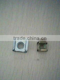 Stainless steel or Spring steel M6 Gage nut