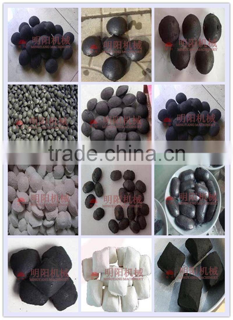 High efficiency Ball shape sugarcane bagasse charcoal straw briquette press machine price