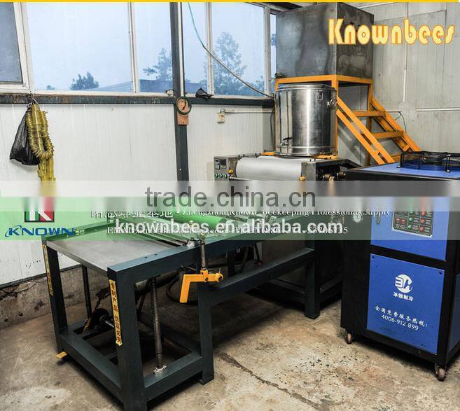 bee keeping equipment automatic beeswax comb foundation machine