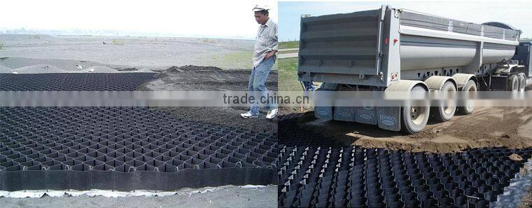 perforated plastic panels ground stabilizer driveway paver geocell