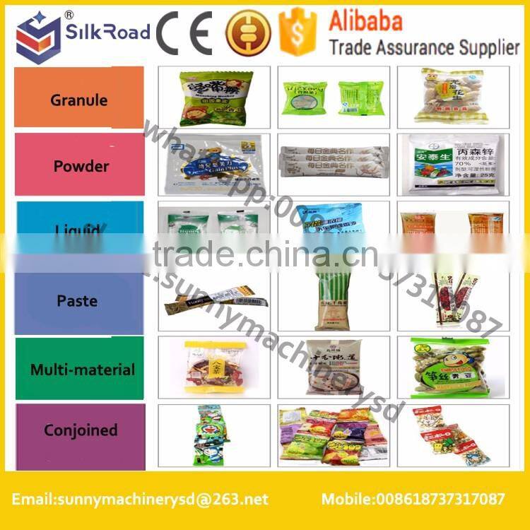 5-500ml water milk automatic liquid packaging machine