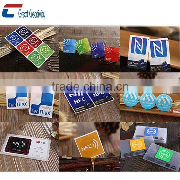Adhensive Letters Custom Mini Stickers HF RFID Paper Tag in Roll Small NFC Tag