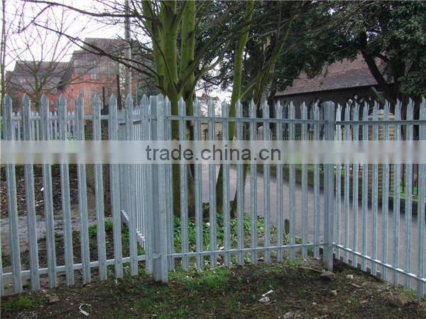 Gold manufacturer Steel Anti-climb Security Fence / palisade fence