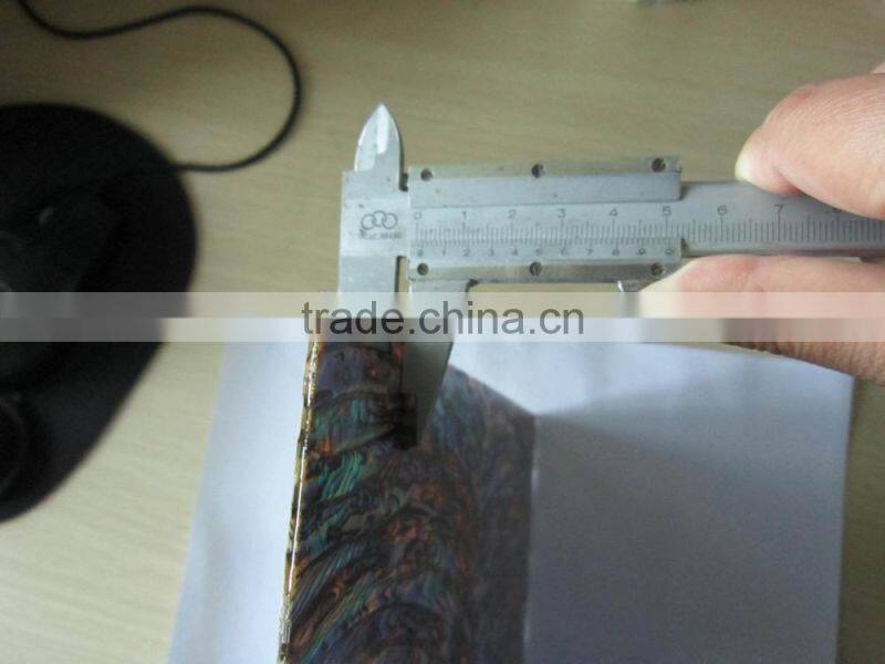 Thick natural abalone paua shell paper shell inlay