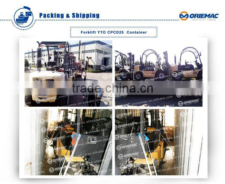 Low-price YTO 2.5ton CPC25 forklift spare parts forklift tire/tyre