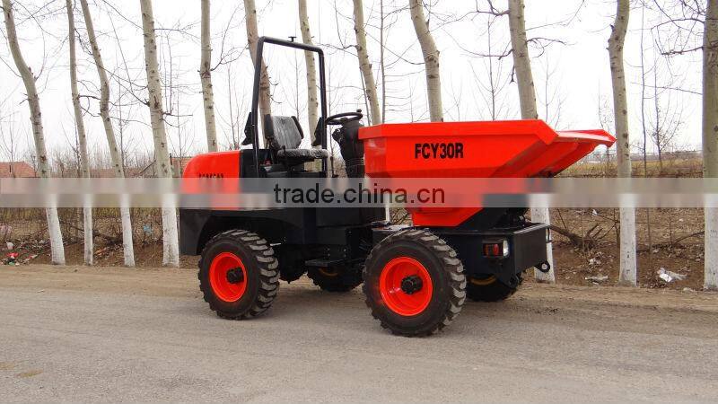 2016 hot CE 3ton 180 turn mini dumper
