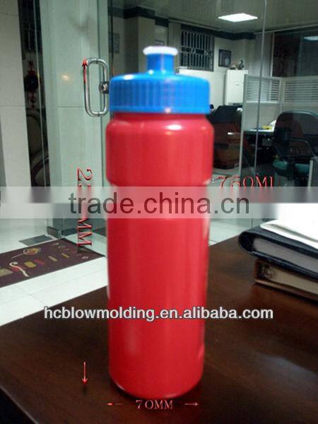 OEM Blow Molding Plastic Sports Bike Bottle With Straw