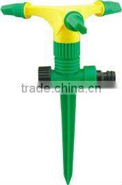 3-arm water sprinkler with wheel base