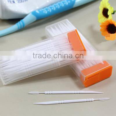 120pcs Plastic 2-way Oral Dental Picks Tooth Pick + Interdental Brush