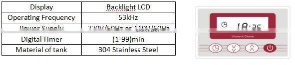 Multifunctional High Frequency Desk-top Ultrasonic Cleaner