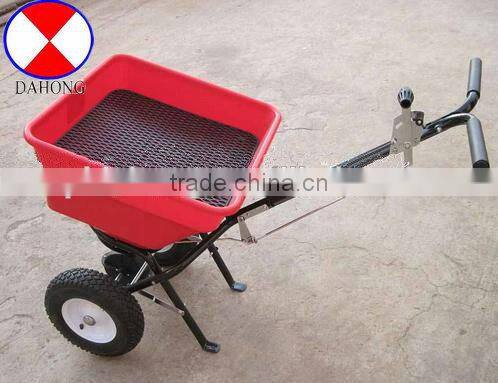 Salt spreader cart, fertilizer spreader cart
