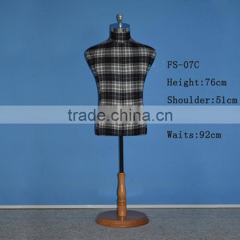 Fabric tailor vintage dress form kids torso mannequin