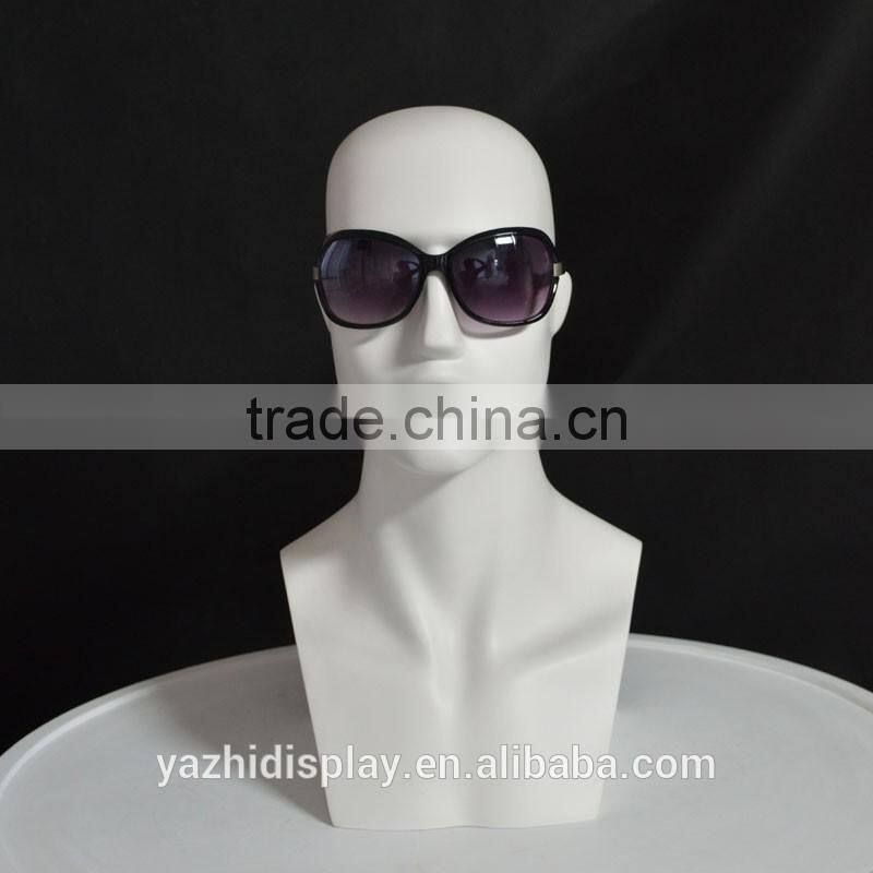 Fashional wholesale realistic head mannequin for sunglasses display