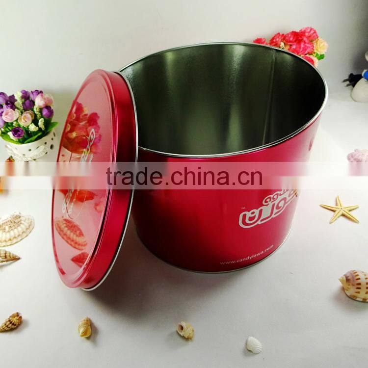 Tinbo factory popcorn pail tin