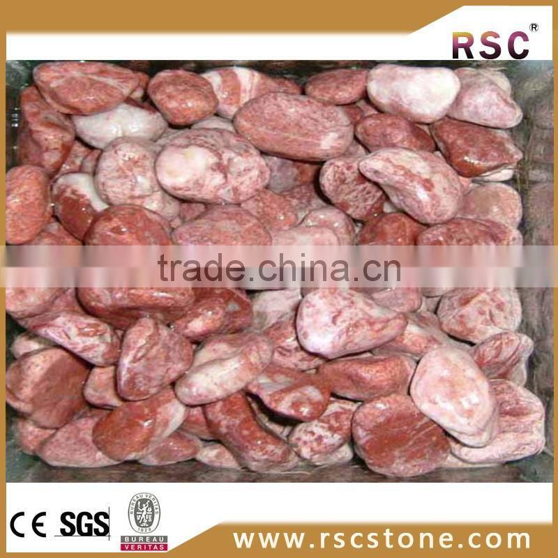 Red pebble stone