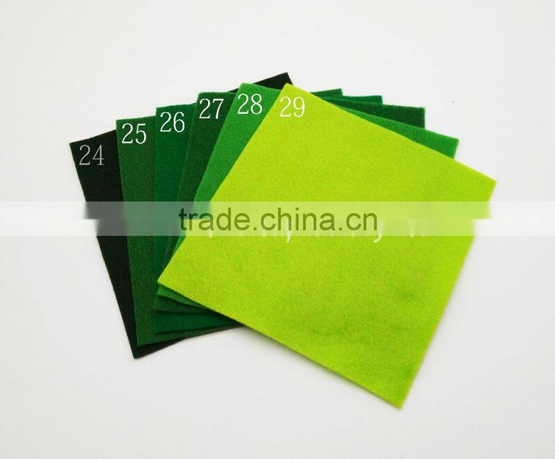 #15111415 factory directly selling eco-friendly 1mm-5mm non woven felt, polyester or acrylic felt sheet