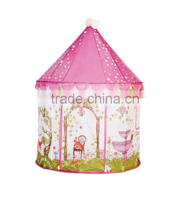 children/kids cartoon castle play tent
