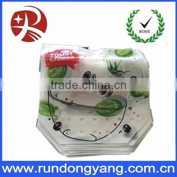 Stand up pouch plastic fruit packaging bag