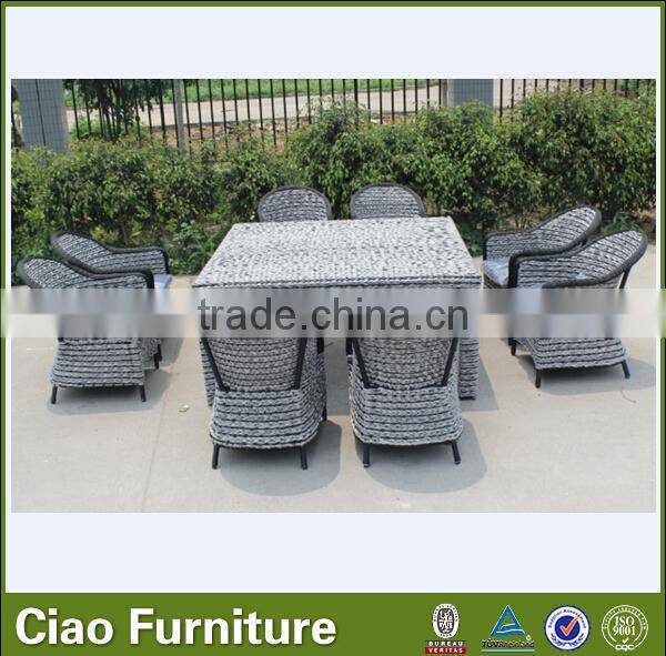 patio outdoor rattan modular design furniture dining set