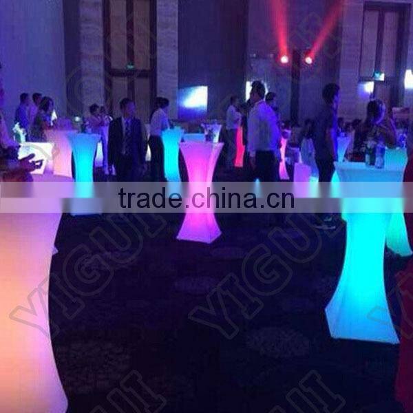 led garden pot led lit furniture/Plastic led ice bucket for beer promotional project