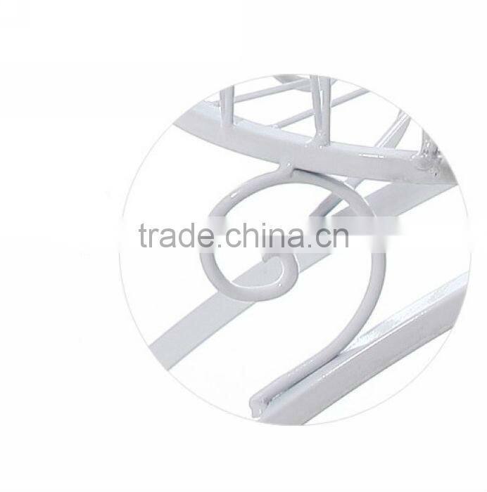 White metal craft bicycle flower stand with European style
