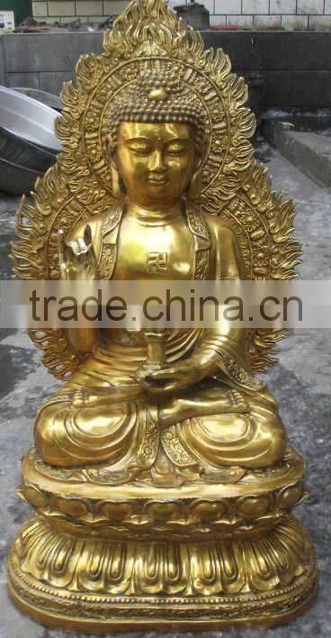 Copper / Bronze Buddha Statue Sculpture
