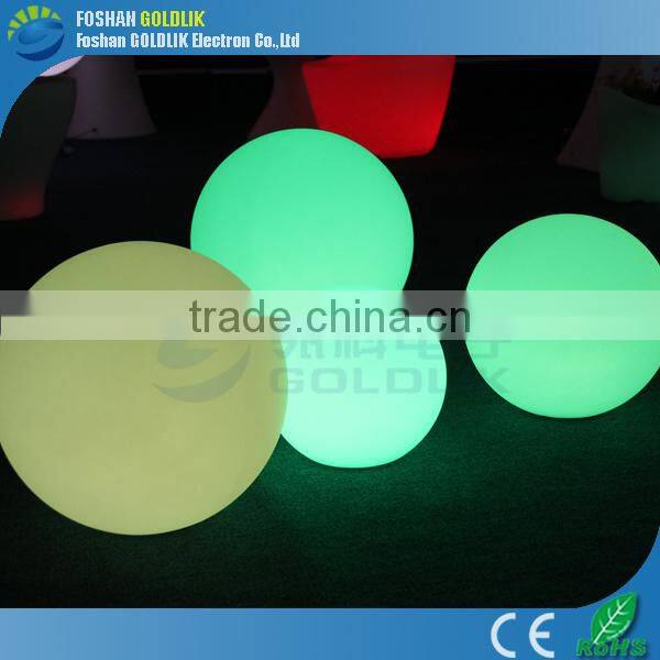 Battery waterproof led light disco ball price GKB-040RT