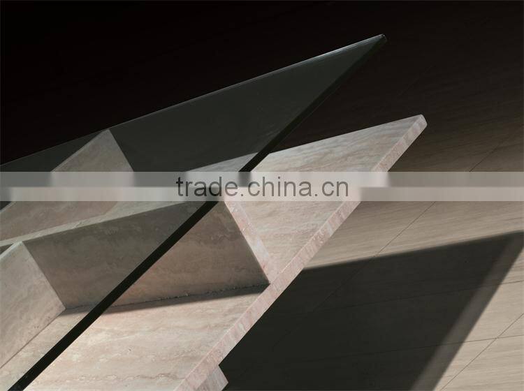 modern travertine and glass living room coffee table designs
