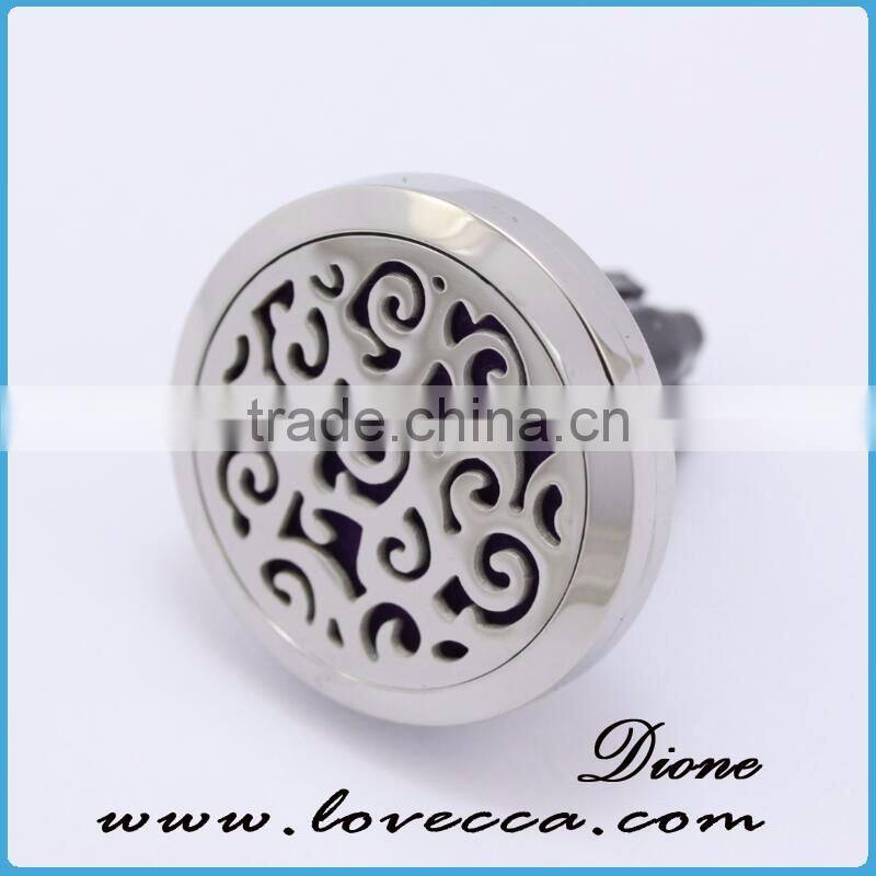 Essential Oil Car Diffuser, Stainless Steel Aromatherapy diffuser for traveling, Car Vent Clip Diffuser, Car Freshener Clip