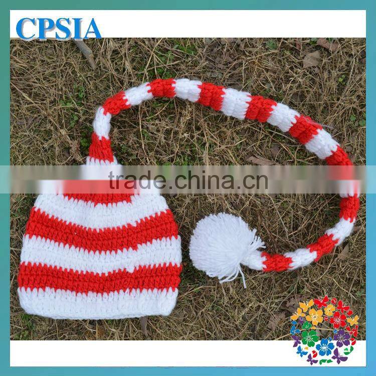 Hot sale Knit Hat free Pattern Crochet Baby Cap Jesters cap have 5 design