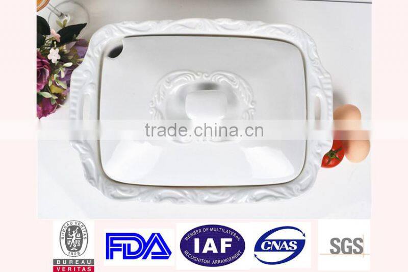 14.5" square durable ceramic comal