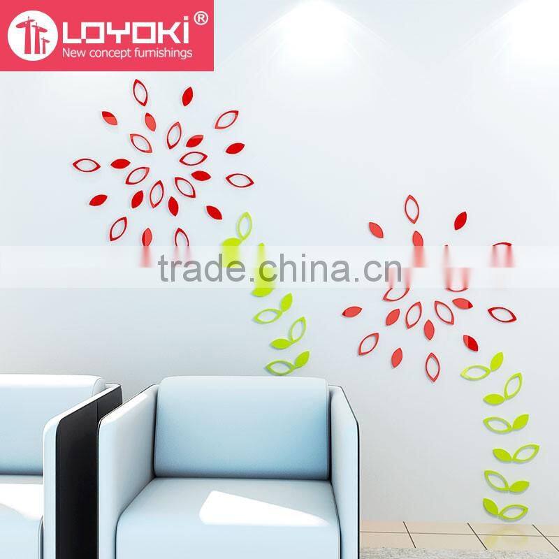 New DIY MDF wood butterfly shape wall sticker best and colorful 3D sticker wholesale wall decor