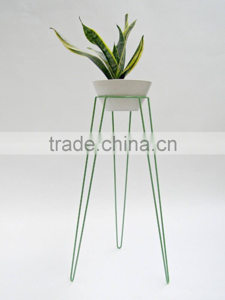 China supplier home indoor colorful metal type customized iron flower pot stand