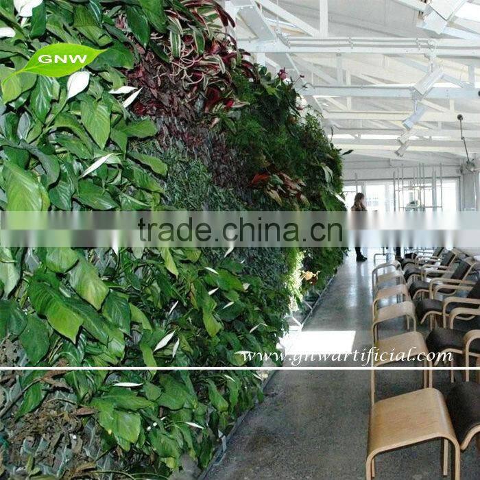 GNW GLW060 factory fake garden wall decor artificial plants for offices