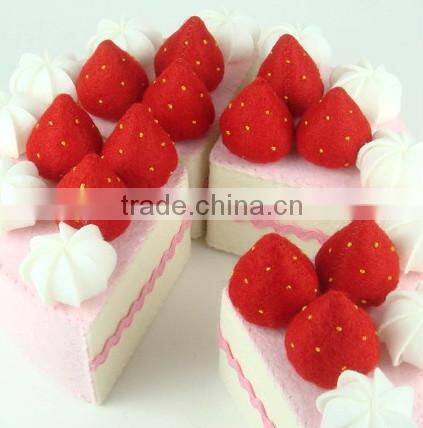 2017 hight quality party supply new products hot sale home decoration handicraft promotional felt cake tools made in China