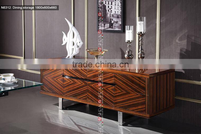 metal sideboard / stainless steel sideboard / low sideboard N6312
