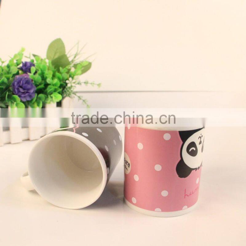promotional idea changing mug with hot water with OEM