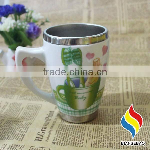 Hot selling custom printing stainless steel mug oem temperature