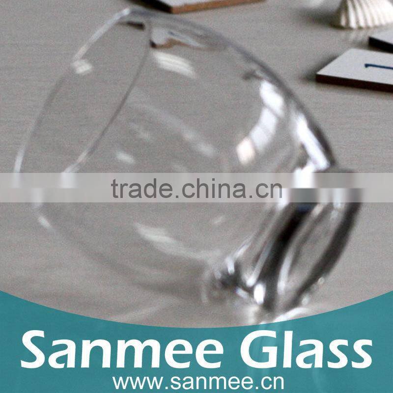 Sanmee Design Style Machine Blown Rounded Whisky Glass Cup