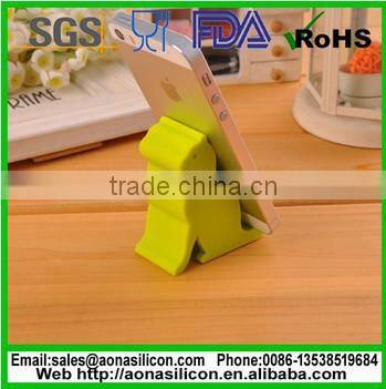 Rabbit ears silicone mobile phone case with long strips