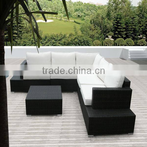 Home Rattan Wicker Outdoor 6 Piece Sofa Set