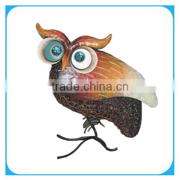 home decoration metal decorative owl