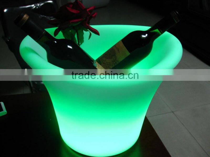 Led lighted planter pots, outdoor led planter, led Plastic flower pot