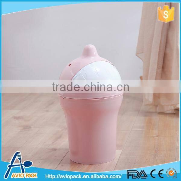 Cartoon shape indoor plastic waste bin