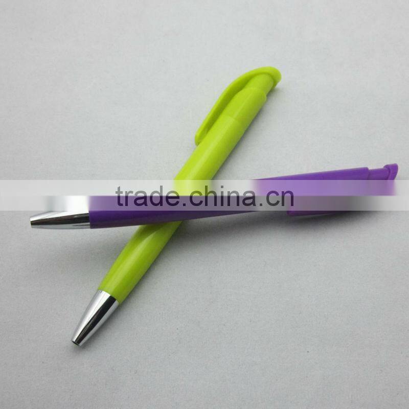 2017 hot selling logo printed advertising cheap ballpoint plastic pen
