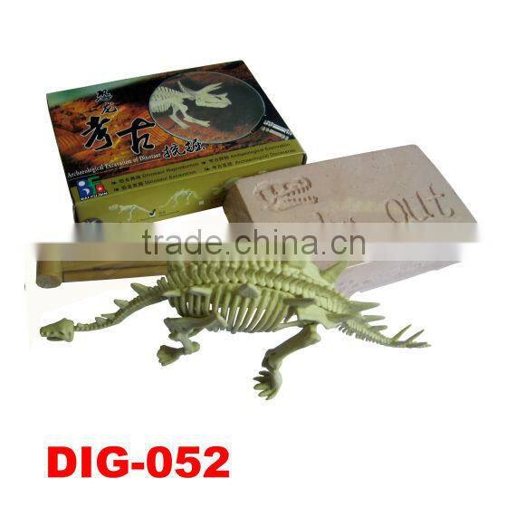 Educational dinosaur chaeology excavation kit toy for kids