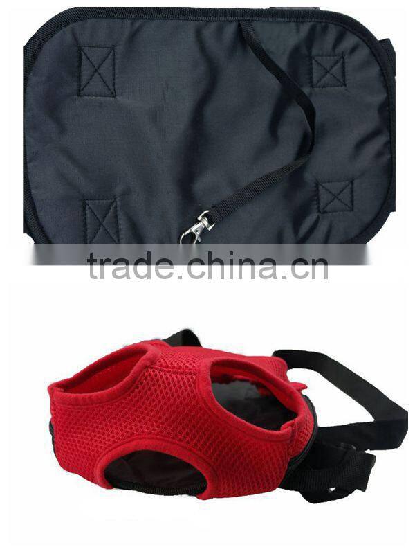 Various material pet carrier chest bag backpack