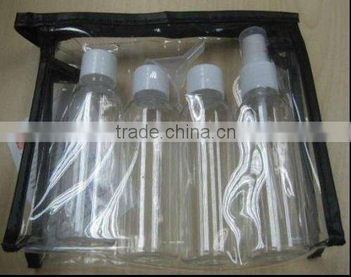 5pcs PET travel bottles set/cosmetic bottle set